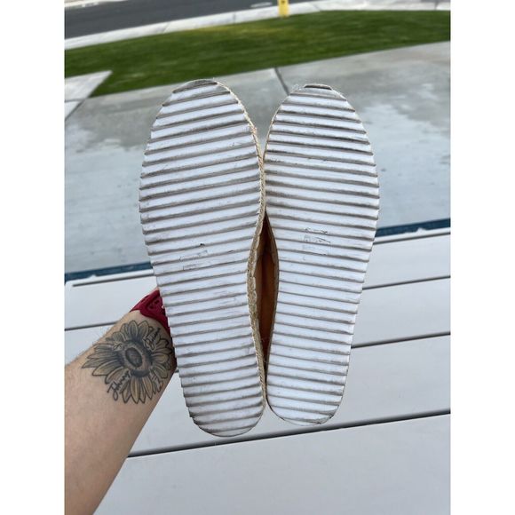 ASOS Joellie Peachy Novelty Espadrilles - Size 5 - Peach/Tan - Picture 11 of 11